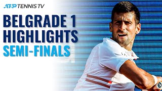 Djokovic vs Karatsev Berrettini vs Daniel  Serbia Open 2021 SemiFinal Highlights [upl. by Enalahs114]