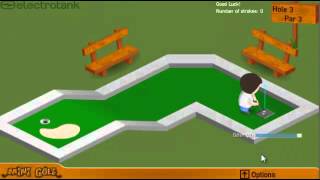 Crazy High Tech Mini Golf Game  Awesome One of a Kind Course [upl. by Neroled480]