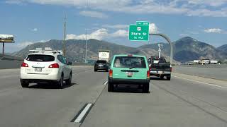 Driving through Salt Lake City UT eastbound [upl. by Durst]