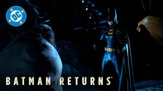 Batman Returns  Batman Fights The Penguin  Super Scenes  DC [upl. by Filemon]