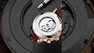 Tourbillon Style Mechanical Watch Automatic Self Winding Wristwatch [upl. by Alyat]