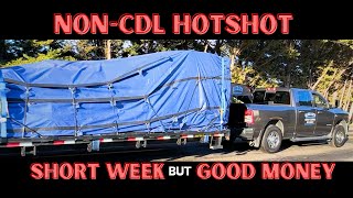 NonCDL Hotshot  Weekly Vlog Of My Loads  Straps Tarps and Chains amp Binders [upl. by Sells988]