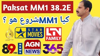 Paksat MM1 382E Big Update  New Channels Started [upl. by Yenatirb]