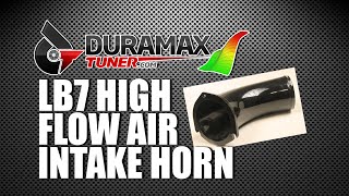 LB7 High Flow Air Intake Horn [upl. by Hannibal507]