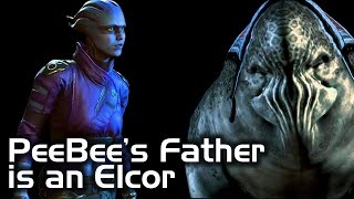 Mass Effect Andromeda  PeeBees Father is Elcor [upl. by Llovera]