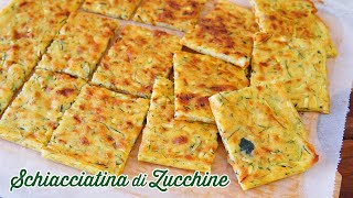 Schiacciatina di Zucchine  Pronta in 5 minuti  Ricetta Facile LifeampChiara [upl. by Zebapda]