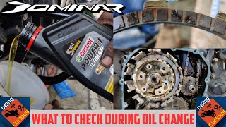 MOTUL 300V2 VS 7100 BEST SYNTHETIC ENGINE OIL FROM MOTUL BAJAJ DOMINAR 400 ENGINE OIL 10W50 [upl. by Tteltrab]