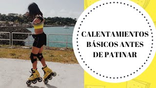 Calentamientos básicos antes de patinar [upl. by Ahsatin]