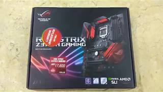 Z370 H STRIX ROG ASUS MOTHEBOARD UNBOXING  Tech Land [upl. by Hopper]