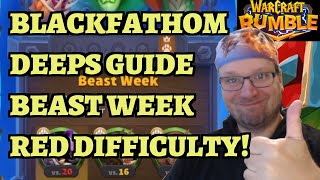 Blackfathom Deeps DUNGEON GUIDE  Warcraft Rumble Beast Week [upl. by Ekenna]