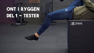 Ont i ryggen  Tester för att se varför du har ont [upl. by Ysset]