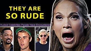 Top 15 Rudest Celebrities In Hollywood [upl. by Eyllek]