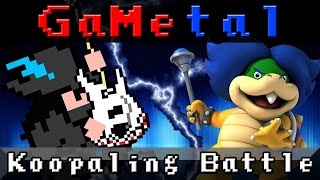 Koopaling Battle New Super Mario Bros Wii  GaMetal Remix [upl. by Retsev]