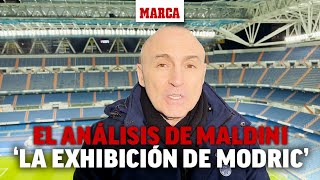 El análisis de Maldini y la exhibición de Modric quotSe echó el equipo a la espaldaquot I MARCA [upl. by Kenric]