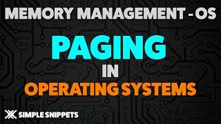 Paging in Operating Systems with Example amp Working  Memory Management [upl. by Naejamron]