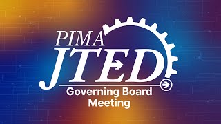 Pima JTED Governing Board Meeting November 12th 2024 [upl. by Emorej]