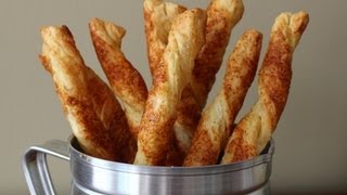 Cheese Straws  Cheesy Bread Sticks Recipe [upl. by Marguerite]