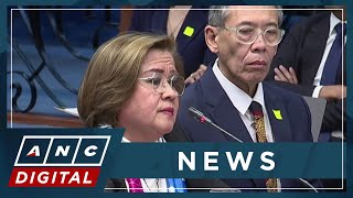 WATCH ExSenator de Lima delivers opening speech at Senate hearing on Duterte drug war  ANC [upl. by Reagan]