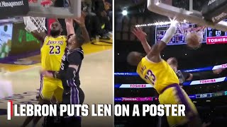 LeBron James dunks all over Alex Len 👀  NBA on ESPN [upl. by Ietta]