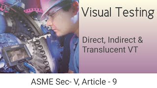 Direct Indirect Translucent Visual Testing ll ASME Sec V Article  9 ll Borescope and Fiberscope [upl. by Akimrej]