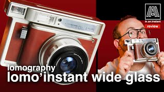 Lomography LomoInstant Wide Glass  A new top tier Instax Wide camera  Review Sample Shots Tips [upl. by Sension736]