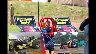 Team Hubraumteufel mit dem Highlander  wie alles begann  Tractor Pulling [upl. by Enomas]