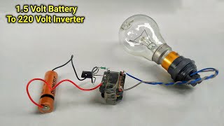 15 Volt To 220 Volt Inverter Using SMPS Transformer [upl. by Arjan]