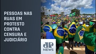 Confira giro das manifestações neste feriado em Curitiba Manaus e São Paulo [upl. by Russ]