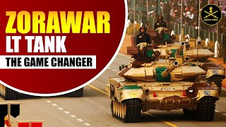 Indian Armys Zorawar LT Tank  Indias Zorawar HighAltitude Light Tank  Trishul Defence Academy [upl. by Leoj]