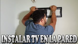 Como instalar TV En la Pared En USA [upl. by Lachus]