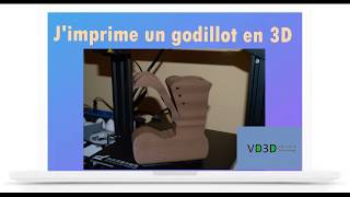 Je fabrique un GODILLOT en 3D [upl. by Saxela]