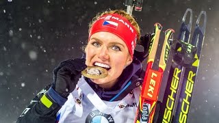 Biatlon Sprint žen 75 km 5122015 Ostersund Švédsko [upl. by Larson]