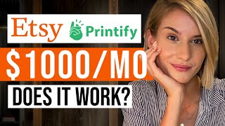 How to Start your Print on Demand Business with Etsy  Printify Full Tutorial 2024 [upl. by Naashom]