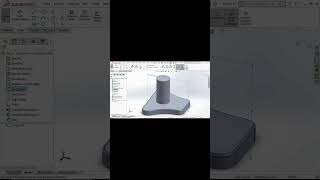 SOLİDWORKS PART DESİGN SHORTS animation solidworkstutorial solidcam [upl. by Jerrome]