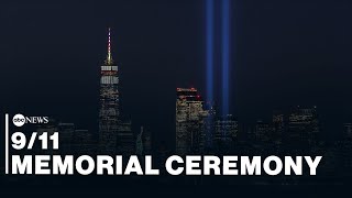 LIVE September 11 memorial ceremony in Lower Manhattan [upl. by Aniret659]