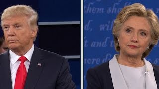 Trump and Clinton are asked to say something nice about each other [upl. by Rudyard939]