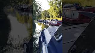 Slow motoring along London canals while in town for Self Publishing Show [upl. by Nirhtak]