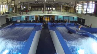 Footage of flowrider indoor surfing in Finland  Sisäsurffaus Suomessa  Флоурайдер в Финляндии [upl. by Waldos]