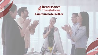 Professional Translation Services Agency  Renaissance Translations [upl. by Eyks]