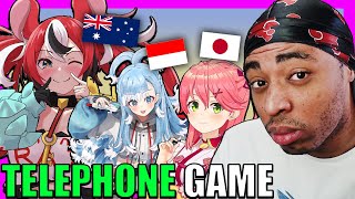 THE Hololive Multilingual Telephone Game Ever [upl. by Ahsad]