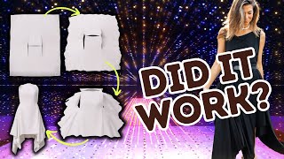 I Tried the VIRAL Ai TIKTOK Dress  NoSew DIY w Orly Shani [upl. by Toile837]