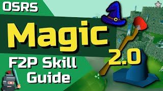 199 F2P Magic Guide 20  OSRS F2P Skill Guide Ironman Friendly [upl. by Nesnaj797]