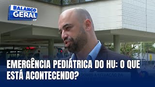 Emergência pediátrica do HU fechada reitor da UFSC busca soluções [upl. by Adniralc591]