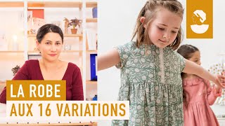 Apprenez à coudre une robe enfant à16 variations sur Artesanecom [upl. by Tamas]