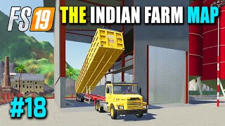 Hind amp Hira Combine Harvesting Millet  FS19 INDIAN FARM MAP 18 [upl. by Dennie857]