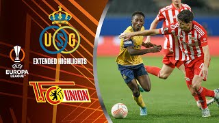 Union SaintGilloise vs Union Berlin Extended Highlights  UEL Group Stage MD 6  CBSSports Golazo [upl. by Blalock]