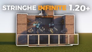 Minecraft Come fare una farm di stringhe infinite per lana e smeraldi in 120 [upl. by Odraude]