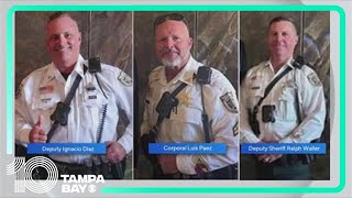 2 South Florida deputies killed 1 fighting for his life after horrific crash [upl. by Pammie]