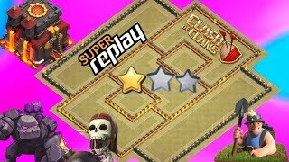 Best Th10 War Base 2017 Vs Anti Everything Anti Valkyrie Anti Bowler Anti 1 Star With Replays PROOF [upl. by Rohn]