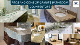 Pros and Cons of Granite Bathroom Countertops  Using Granite Countertops in the Bathroom [upl. by Ruthie]